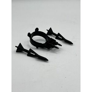 Vintage GI Joe Cobra Rattler Turret Gun Part + Missiles 1984 HASBRO ARAH